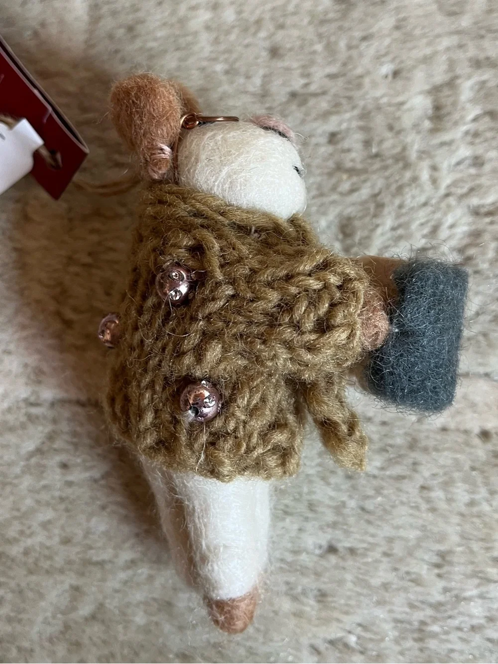 Pottery Barn Mouse Ornament